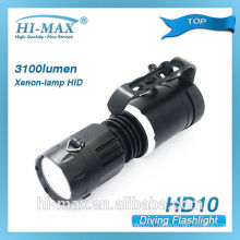 45W Xenon depth 100 meters HID xenon diving light Scuba HID dive light